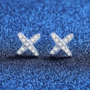 Fine Cross Earrings