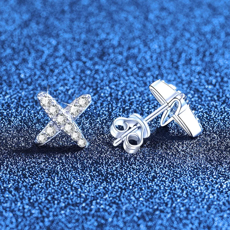 Fine Cross Earrings