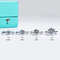Engagement Ring – Elegant Moissanite Brilliance