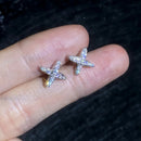 Fine Cross Earrings