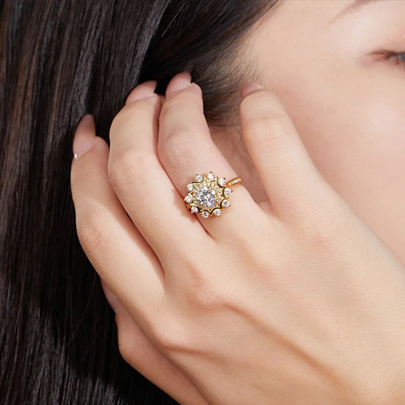 Sunflower Ring – Sun in Bloom