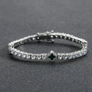 Four-Leaf Clover Tennis Bracelet