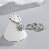 Suspended Halo Earrings – Weightless Sparkle