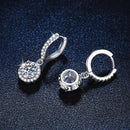 Delicate Halo Drop Earrings