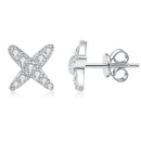 Fine Cross Earrings