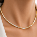 Line of Light Necklace — A Delicate Radiance