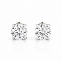 Pure Radiance Stud Earrings — The Beauty of Simplicity