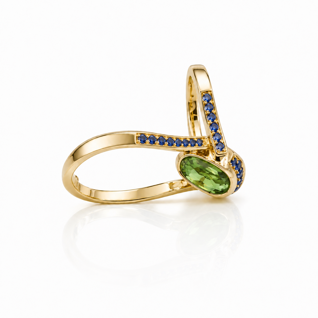 Duality Cuff Bangle — Two Sparkles, One Essence