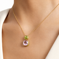 Duality Necklace — Two Sparkles, One Essence