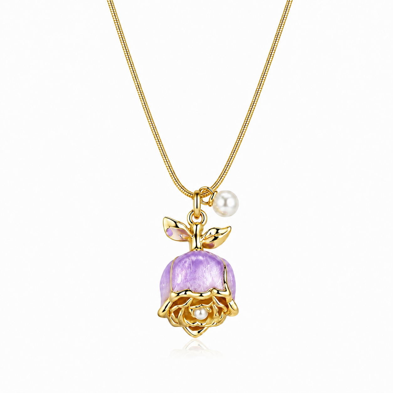 Bloom Necklace — A Flower Awakening to the Light