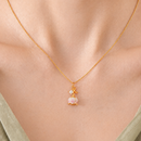 Bloom Necklace — A Flower Awakening to the Light