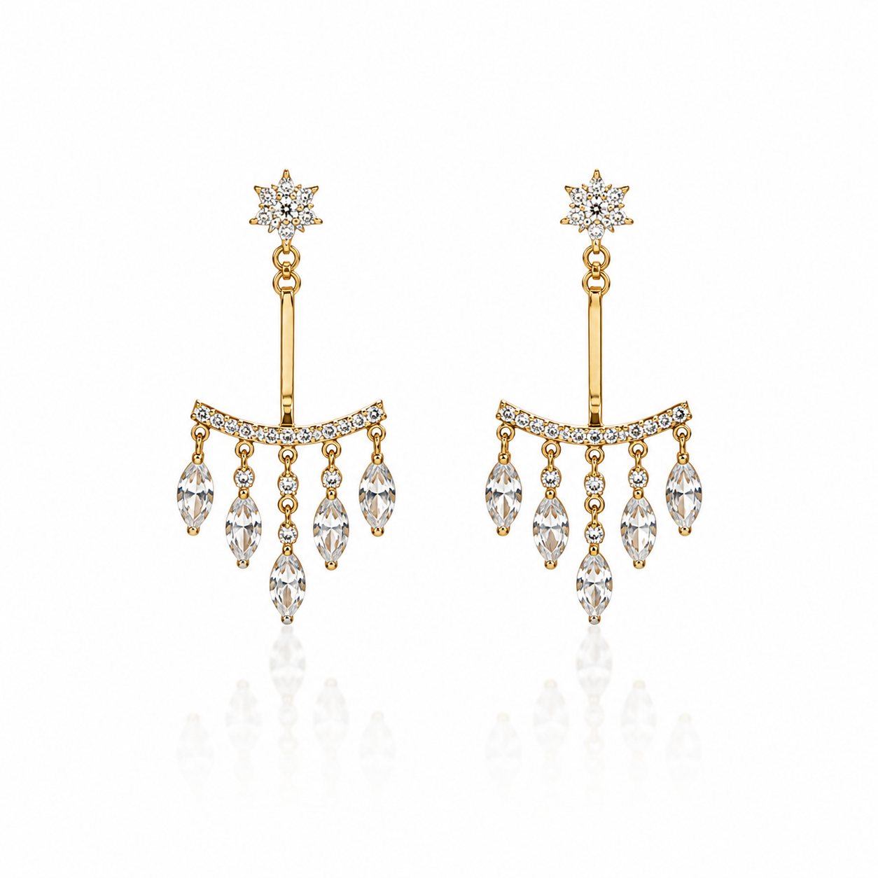 Rain of Light Earrings — A Delicate Glow