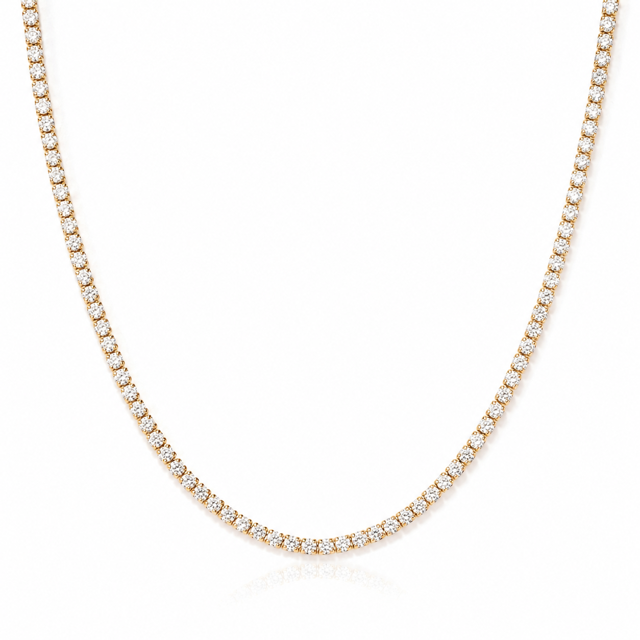 Line of Light Necklace — A Delicate Radiance