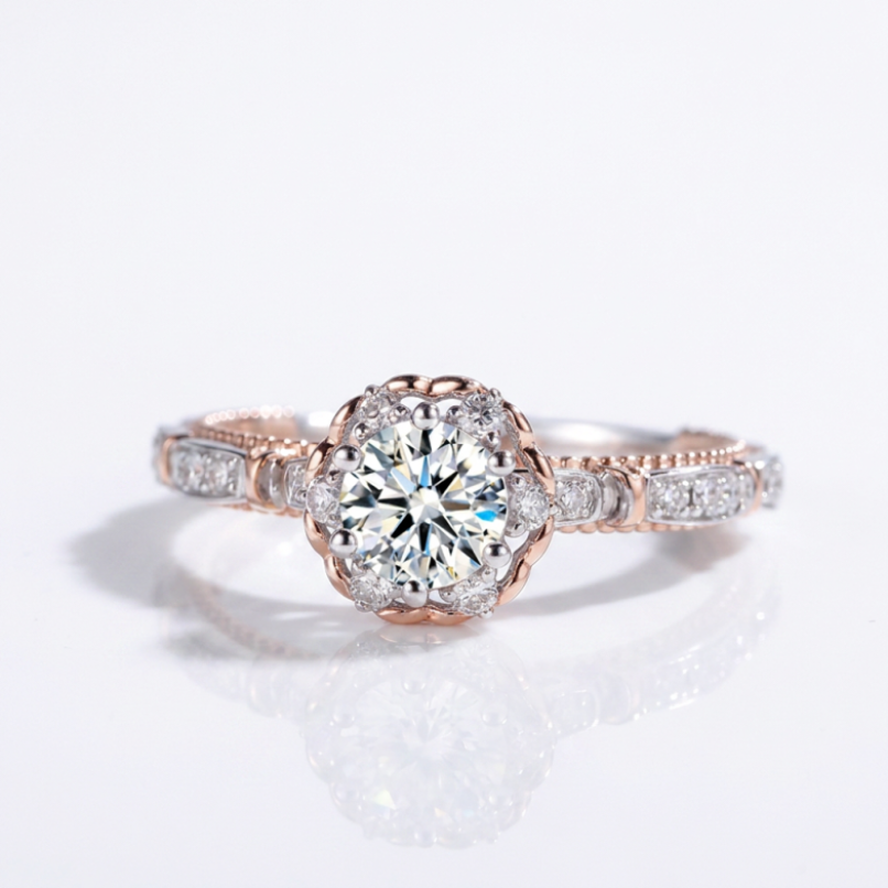 Floral Spark Ring – Eternal Dew