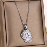 Deep Ocean Initial Necklace