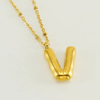 Floating Initial Necklace