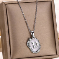 Deep Ocean Initial Necklace