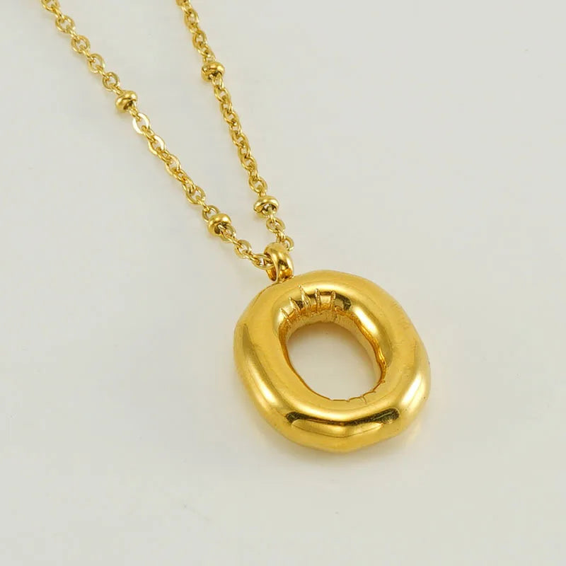 Floating Initial Necklace