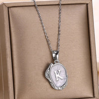 Deep Ocean Initial Necklace