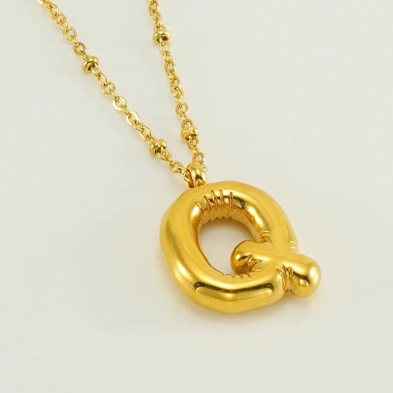 Floating Initial Necklace