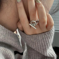 Bague design en argent 925